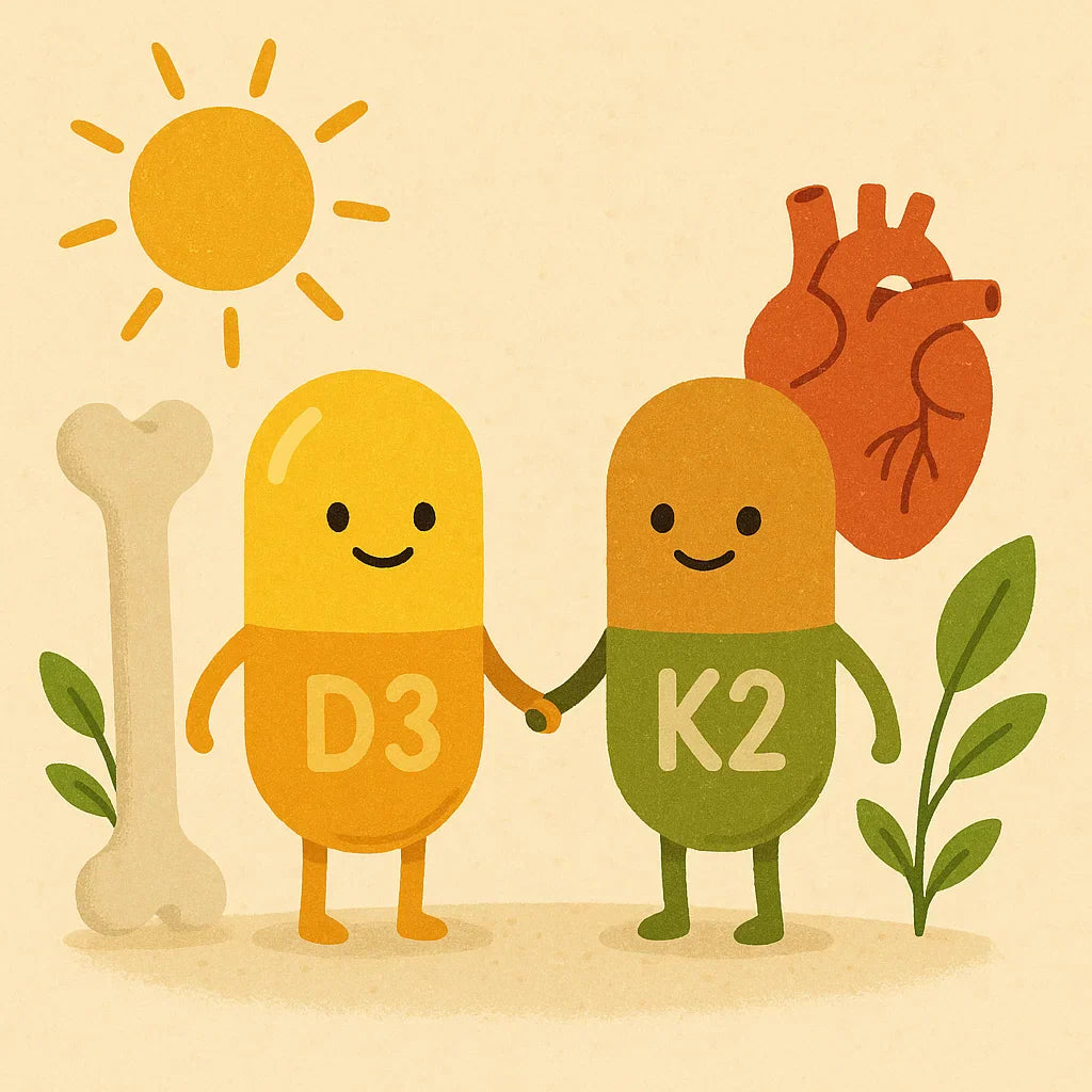 Vitamin D3 and K2: The Dynamic Duo for Stronger Bones, Better Heart Health & More